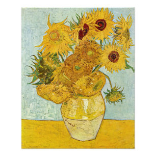 Foto Vincent Van Gogh - Vase con doce girasoles