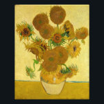 Foto Vincent van Gogh - Vase con quince girasoles<br><div class="desc">Vase con quince girasoles / Vase avec quinze tournesols - Vincent Van Gogh,  agosto de 1888 - Sunflowers 1888 versión para la boca (F454)</div>
