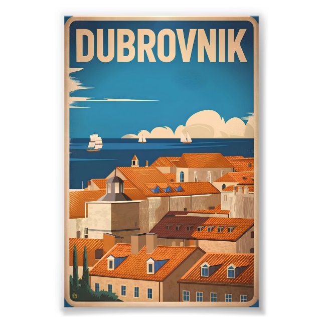 Foto Viñeta de Dubrovnik (Frente)