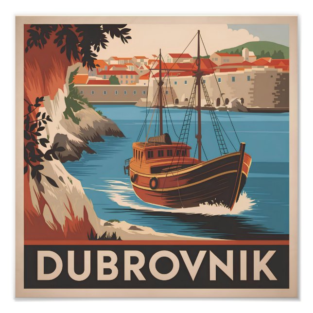 Foto Viñeta de Dubrovnik (Frente)