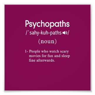 Foto vino de definición de psicópatas divertidas