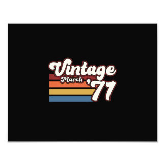 Foto Vintage 1971 50th Birthday March