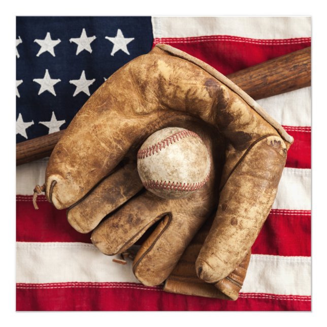 Foto Vintage Baseball (Frente)