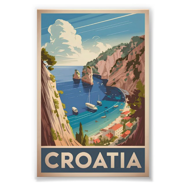 Foto Vintage de Croacia (Frente)