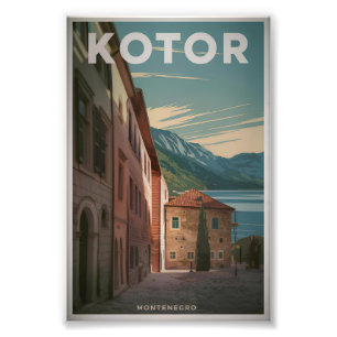 Foto Vintage de Kotor Montenegro