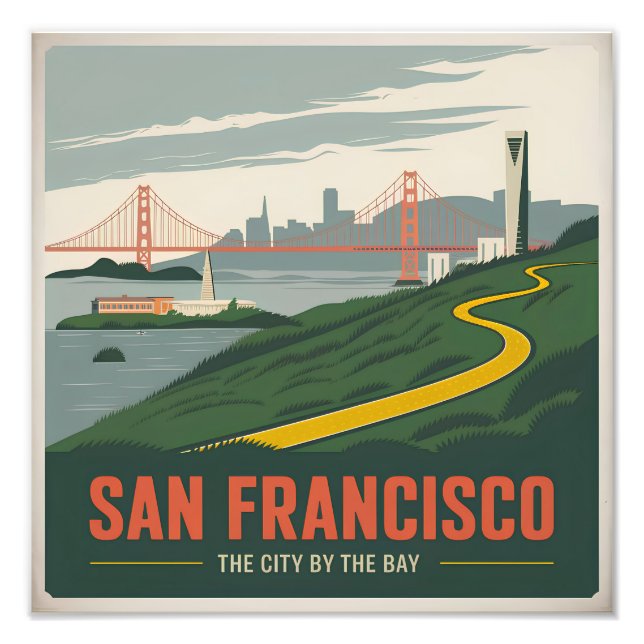 Foto Vintage de San Francisco USA (Frente)