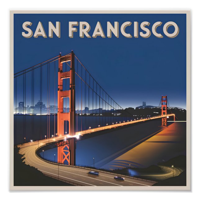 Foto Vintage de San Francisco USA (Frente)
