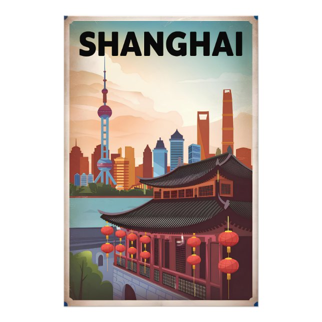 Foto Vintage de Shanghai (Frente)