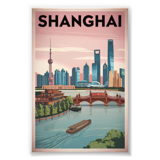 Foto Vintage de Shanghai (Frente)