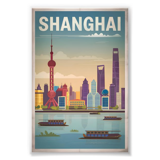 Foto Vintage de Shanghai (Frente)