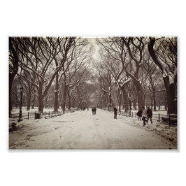 Foto vintage de The Mall, Central Park NY