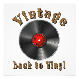Foto Vintage - De vuelta a Vinyl, el registro vuelve