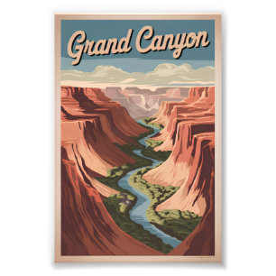 Foto Vintage del Gran Cañón