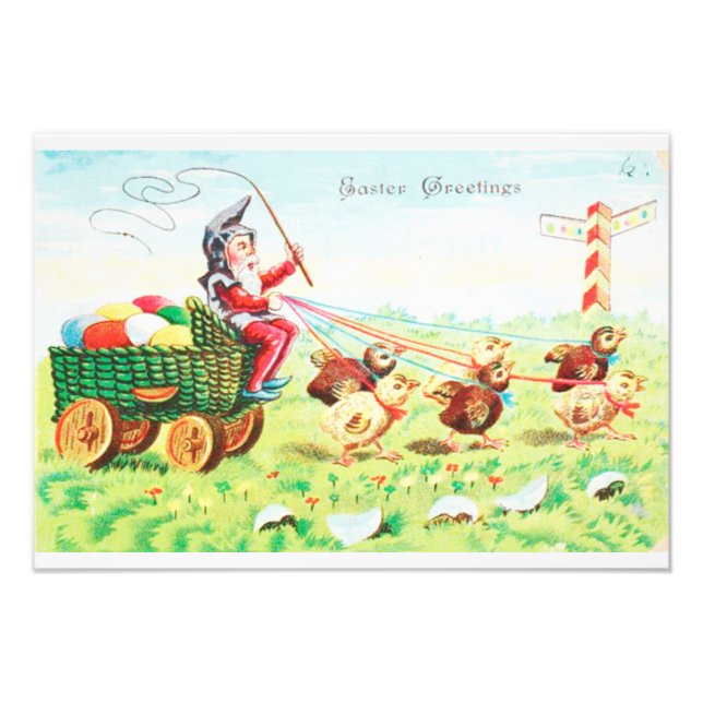 Foto Vintage Easter Ilustraciones (Frente)