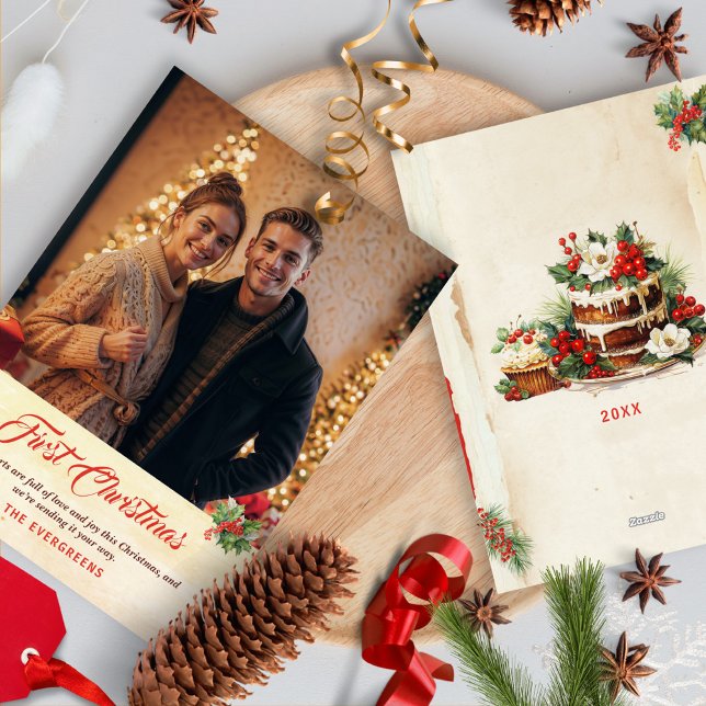 Foto Vintage Escritura Tradicional Primera Navidad (Subido por el creador)