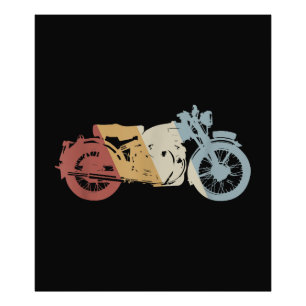 Foto Vintage estilo retro de motocicleta
