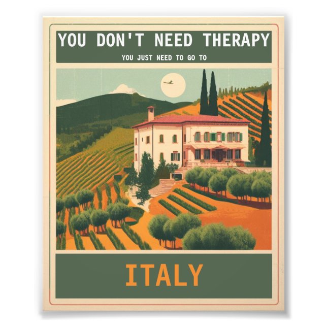 Foto Vintage "go a Italia" (Frente)