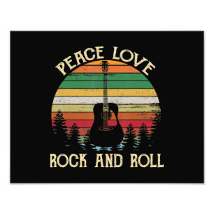 Foto Vintage Hippie Van Flower Bus Peace Love
