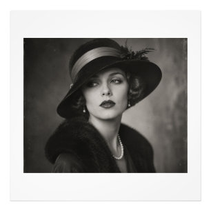 Foto Vintage Hollywood Glamour Woman