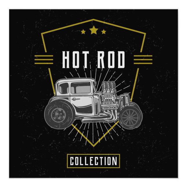 Foto Vintage Hot Rod (Frente)