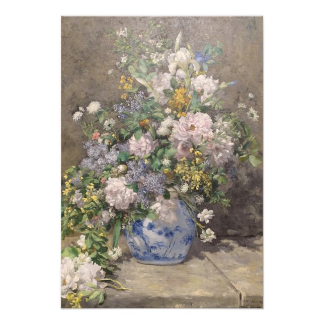 Foto Vintage Pierre Auguste Renoir Spring Bouquet (Frente)