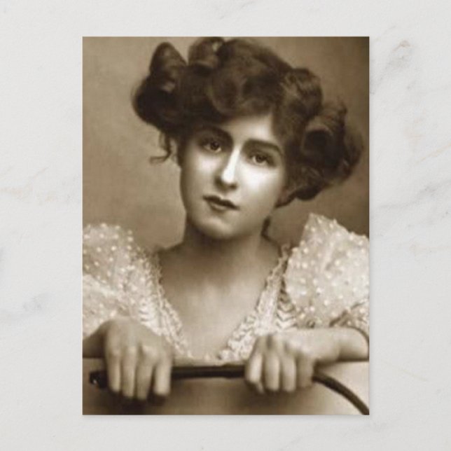 foto vintage Señoras Tarjetas de Post (Anverso)