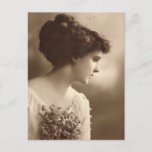 foto vintage Señoras Tarjetas de Post (Anverso)