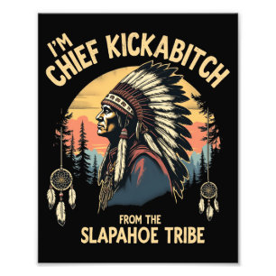 Foto Vintage, soy el jefe Kickabitch de la cachetada