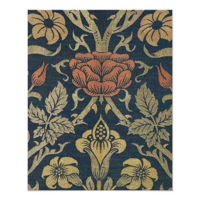 Foto Vintage William Morris Rosa y Lily (Frente)