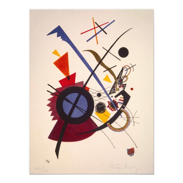 Foto Violeta por Wassily Kandinsky (Frente)