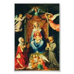 Foto Virgen con Niño, Sta. Adelheid y San Francisco