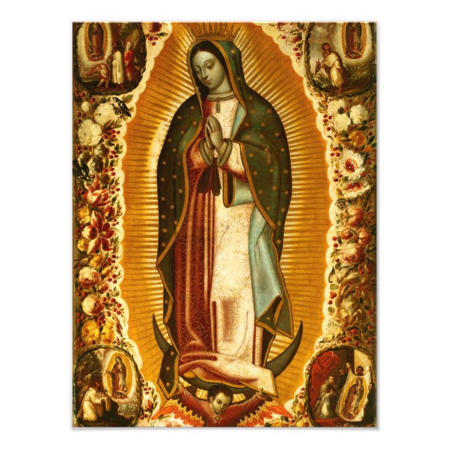 Foto Virgen de Guadalupe Nuestra Señora Madre María (Frente)