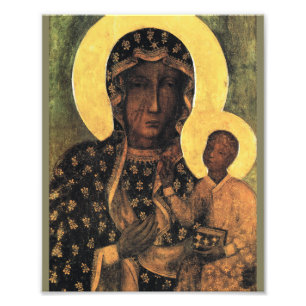 Foto Virgen María de la Madonna Negra Polonia Nuestra S