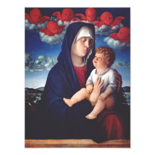 Foto Virgen María y Niño Arte Religioso Clásico