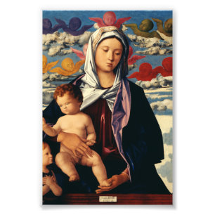 Foto Virgen y Niño de Bellini Alta Fidelidad Arte Refin