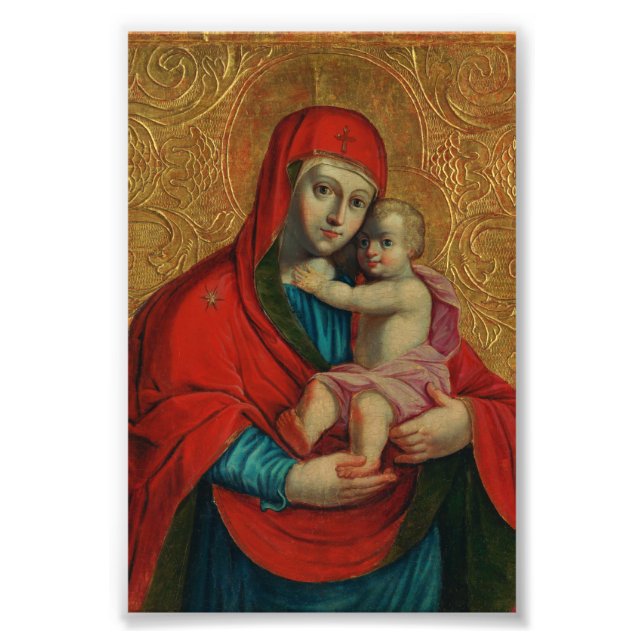 Foto Virgin Mary and Jesus Child by Jan Rombauer (Frente)