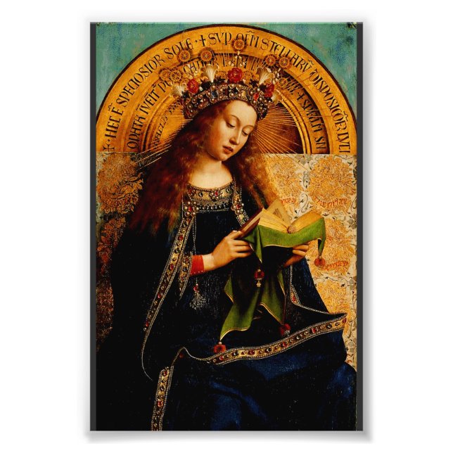 Foto Virgin Mary por Jan van Eyck (Frente)