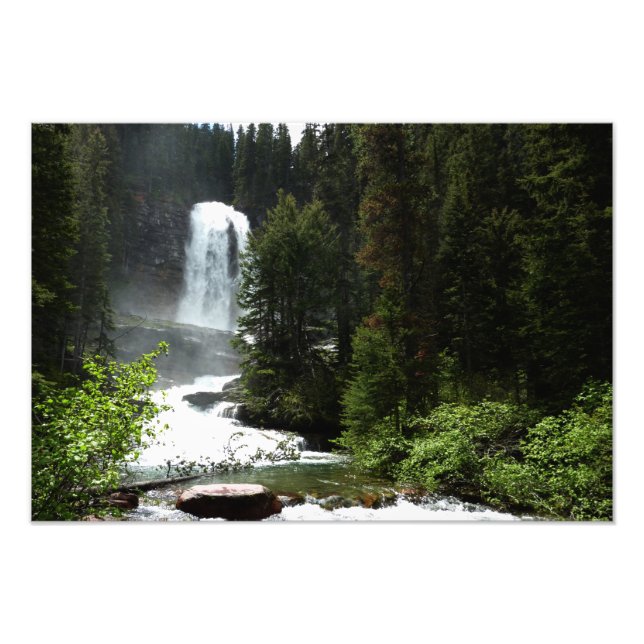 Foto Virginia cae en el Parque Nacional Glacier (Frente)