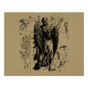 Foto Virgo Constellation Hevelius 1690 Ago 23 Septiembr