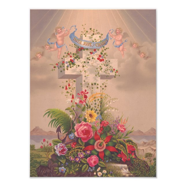 Foto virtudes teológicas Fe, Esperanza y Caridad (Frente)