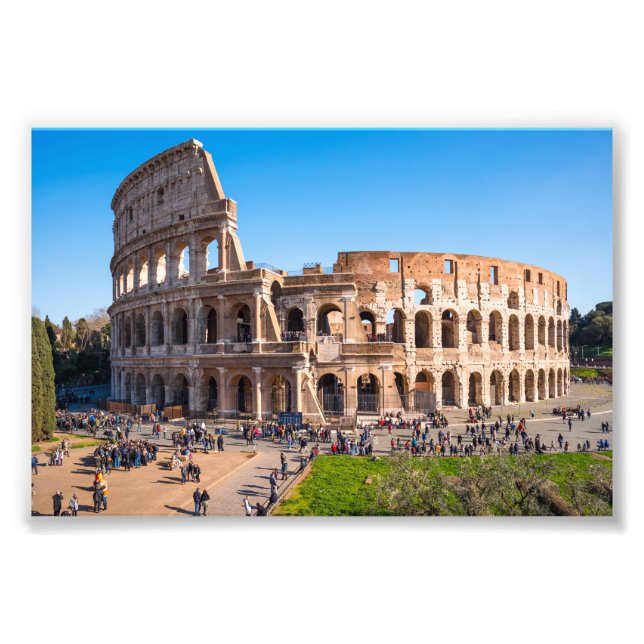 Foto Vista aérea Coliseo Roma Italia (Frente)