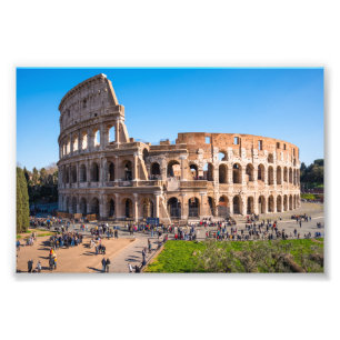 Foto Vista aérea Colosseum o Coliseo Roma Italia