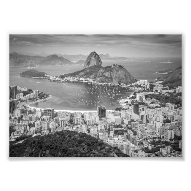 Foto Vista aérea de B&W Rio de Janeiro (Frente)