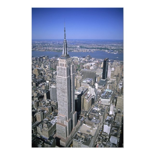 Foto Vista aérea del edificio del Empire State y (Frente)