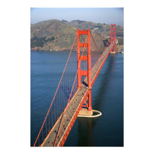 Foto Vista aérea del puente Golden Gate en la