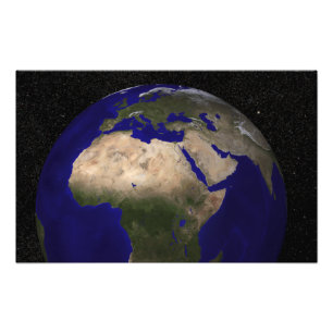 Foto Vista de África, Europa, el Oriente Medio, y