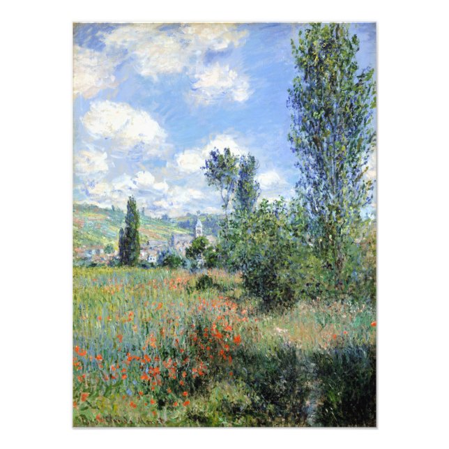Foto Vista de Claude Monet de Vétheuil (Frente)