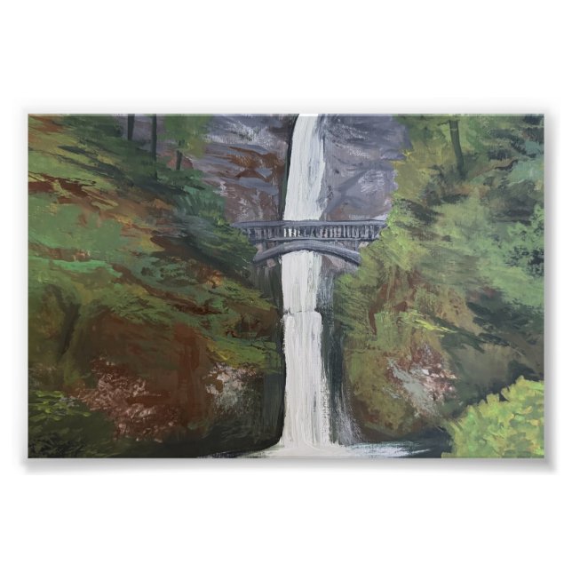 Foto Vista de Multnomah Falls (Frente)