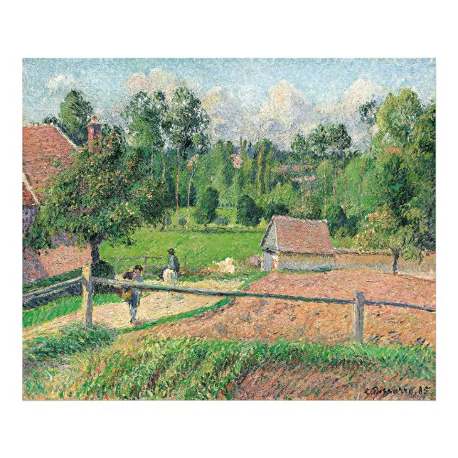 Foto Vista desde la ventana del artista Camille Pissarr (Frente)