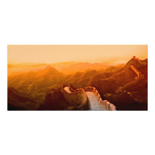 Foto Vista panorámica de la Gran Muralla, China